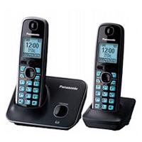 TELEFONO PANASONIC KX-TG4112ME INALAMBRICO BASE HANDSET PANTALLA LCD 1.8 COLOR AZUL TECLADO ILUMINADO ALTAVOZ 50 NUMERO EN DIRECTORIO BLOQUEO DE LLAMADAS NO DESEADAS NEGRO, - Garantía: 1 AÑO -