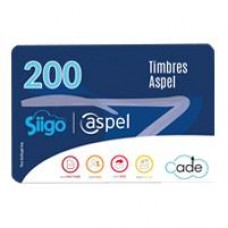 ASPEL 200 TIMBRES (PARA FACTURE, CAJA, SAE O NOI) (ELECTRÓNICO), - Garantía: SG -