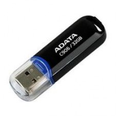 MEMORIA ADATA 32GB USB 2.0 C906 NEGRO (AC906-32G-RBK), - Garantía: 5 AÑOS -
