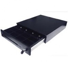 CAJON DE DINERO EC LINE EC-5100II-BLACK, NEGRO, ACERO, 8, 4, LLAVE.
