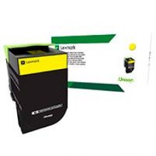 TONER LASER LEXMARK 80C8SY0 AMARILLO, RENDIMIENTO ESTANDAR HASTA 2,000 PAGINAS, PARA MODELOS: CX310, CX410. CX510, - Garantía: SG -