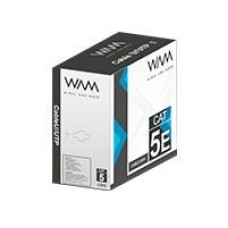 BOBINA DE CABLE WAM CAT5E UTP CCA 24 AWG 305 MTS COLOR GRIS, - Garantía: 1 AÑO -