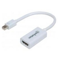 CABLE  ADAPTADOR,MANHATTAN,151399, DISPLAYPORT MINI M A HDMI H BL 1080P, - Garantía: 5 AÑOS -