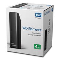 DISCO DURO EXTERNO WD ELEMENTS 4TB 3.5 ESCRITORIO USB3.0 NEGRO WINDOWS WDBWLG0040HBK-NESN, - Garantía: 2 AÑOS -