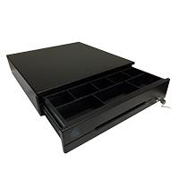 CAJON DE DINERO EC LINE HEAVY DUTY METALICO EC-CD-200M, NEGRO, COMPARTIMENTOS 5 BILLETES - 7 MONEDAS AJUSTABLE, - Garantía: 1 AÑO -