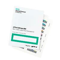 PAQUETE DE ETIQUETAS CON CODIGO DE BARRAS HP LTO-6 ULTRIUM RW, - Garantía: SG -