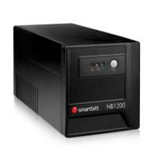 NO-BREAK SMARTBITT 1200VA/600W, CLAVIJA NEMA 5-15P, 8 CONTACTOS, TIPO NEMA 5-15R CON RESPALDO DE BATERIAS, REGULACION Y SUPRESION DE PICOS, PROTECCIN DE LINEA TELEFNICA RJ-11, PUERTO USB, - Garantía: 3 AÑOS -