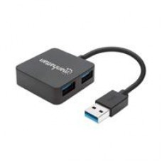 HUB USB,MANHATTAN,162296, V3.0  4 PTOS MINI, - Garantía: 1 AÑO -