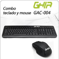 GHIA / KIT TECLADO Y MOUSE / ALAMBRICO / ERGONOMICOS / MULTIMEDIA / USB / COLOR NEGRO, - Garantía: 1 AÑO -