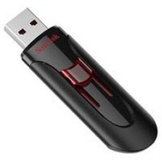MEMORIA SANDISK 32GB USB 3.0 CRUZER GLIDE Z600 NEGRO C/ROJO SDCZ600-032G-G35, - Garantía: 1 AÑO -