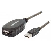 CABLE USB,MANHATTAN,151573, V2.0 EXT. ACTIVA 10.0M BOLSA, - Garantía: 1 AÑO -