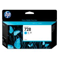 CARTUCHO DE TINTA HP DESIGNJET 728 CYAN, 130 ML, (F9J67A), - Garantía: SG -