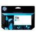 CARTUCHO DE TINTA HP DESIGNJET 728 CYAN, 130 ML, (F9J67A), - Garantía: SG -