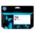 CARTUCHO DE TINTA HP DESIGNJET 728 MAGENTA, 130 ML, (F9J66A), - Garantía: SG -