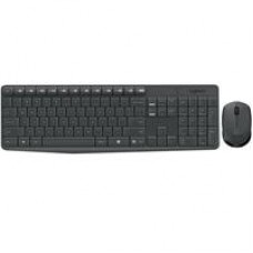TECLADO Y MOUSE LOGITECH MK235 INALAMBRICO RECEPTOR USB (ESPAÑOL) GRIS, - Garantía: 3 AÑOS -