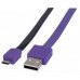 CABLE USB,MANHATTAN,391368, V2 A-MICRO B, BLISTER PLANO 1.0M MORADO/NEGRO, - Garantía: 1 AÑO -