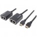 EXTENSOR VIDEO,MANHATTAN,207386, HDMI, 30M VIA CAT 5/6, - Garantía: 1 AÑO -