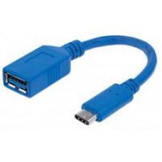 CABLE USB,MANHATTAN,353540,-C V3.1, C-AH 15CM,MACHO-HEMBRA, - Garantía: 1 AÑO -