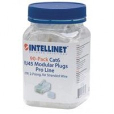PLUG RJ45,INTELLINET,790611, CAT 6 UTP MULTIFILAR PRO 90 PZAS, - Garantía: 2 MESES - PLUG RJ45,INTELLINET,790611, CAT 6 UTP MULTIFILAR PRO 90 PZAS, - Garantía: 2 MESES -