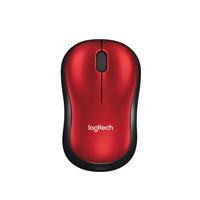 MOUSE LOGITECH M185 ROJO OPTICO INALAMBRICO MINI RECEPTOR USB PC/MAC/CHROME, - Garantía: 3 AÑOS -