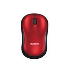 MOUSE LOGITECH M185 ROJO OPTICO INALAMBRICO MINI RECEPTOR USB PC/MAC/CHROME, - Garantía: 3 AÑOS -