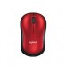 MOUSE LOGITECH M185 ROJO OPTICO INALAMBRICO MINI RECEPTOR USB PC/MAC/CHROME, - Garantía: 3 AÑOS -