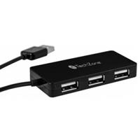 HUB TECHZONE TZ17HUB02 4 PUERTOS USB 2.0, - Garantía: 1 AÑO -