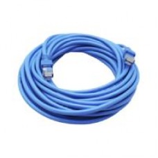 CABLE DE RED UTP CAT5E GHIA 100COBRE AZUL RJ45 7.5M 22.5 PIES PATCH CORD, - Garantía: 1 AÑO -