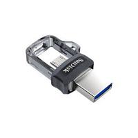 MEMORIA SANDISK 128GB USB 3.0 / MICRO USB ULTRA DUAL DRIVE M3.0 OTG 150MB/S, - Garantía: 1 AÑO -