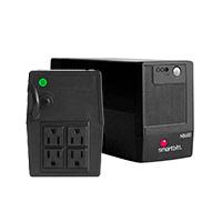 NO-BREAK INTERACTIVO SMARTBITT  SBNB600   600VA/300 W, CLAVIJA NEMA 5-15P, 4 CONTACTOS TIPO NEMA 5-15R, TODOS CON RESPALDO DE BATERIAS, REGULACION Y SUPRESION DE PICOS., - Garantía: 3 AÑOS -