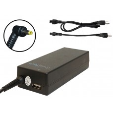 CARGADOR ADAPTADOR CORRIENTE GENERICO CERTIFICADO MARCA OVALTECH PARA LAPTOP LENOVO 65W 20V/3.25A TIP 4.0-1.7 OTAC-E67