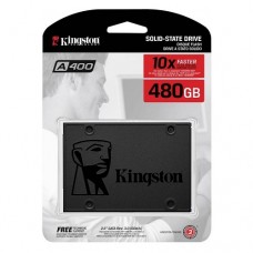 UNIDAD DE ESTADO SOLIDO INTERNO 480GB KINGSTON A400 2.5 SATA3 LECT.500 ESCRIT.450 MBS 7MM PC LAPTOP MINI PC SA400S37 / 480G, - Garantía: 1 AÑO -
