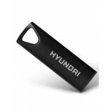MEMORIA HYUNDAI 16GB USB METALICA 2.0 COMPATIBLE CON ANDROID/WINDOWS/MAC COLOR NEGRO, - Garantía: 1 AÑO -