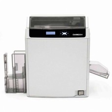 IMPRESORA DE TARJETAS PVC DATAPRODUCTS 600X600 DPI, USB 2.0, ETHERNET, BLANCO. DASCOM 7600.