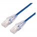 CABLE DE PARCHEO SLIM UTP CAT6A - 2 METROS (6.56 PIES) AZUL, DIÁMETRO REDUCIDO (28 AWG). CABLE DE PARCHEO SLIM UTP CAT6A - 2 METROS (6.56 PIES) AZUL, DIÁMETRO REDUCIDO (28 AWG).