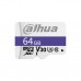MEMORIA DAHUA C100 MICRO SD 64GB UHS-I V30 LECT. 95MB/S ESCRIT. 38MB/S (DHI-TF-C100/64GB), - Garantía: 5 AÑOS -