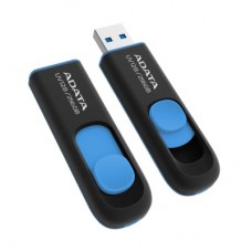 MEMORIA ADATA 256GB USB 3.2 UV128 RETRACTIL NEGRO-AZUL, - Garantía: 5 AÑOS -