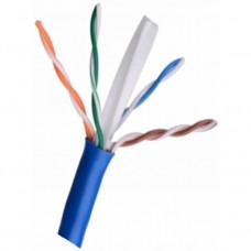 CABLE UTP SAXXON AZUL OSCURO CATEGORIA 6/ CCA/ BOBINA 305 MTS/ REDES/ VIDEO/4 PARES, - Garantía: 1 AÑO -