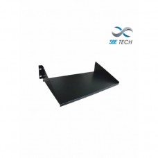 CHAROLA PARA RACK FIJA MEDIDAS 10 x 19 PULGADAS DE PROFUNDIDAD 2 UR