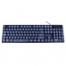 TECLADO ALAMBRICO BLUE ROUND CONECTOR USB PERFECT CHOICE - AZUL, - Garantía: 1 AÑO -