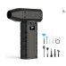 SOPLADOR DE AIRE TURBO 200 WATTS, CON BOQUILLAS, MINICEPILLO LIMPIADOR, CON CABLE PARA CARGAR, SIN CUBO USB CARGADOR.